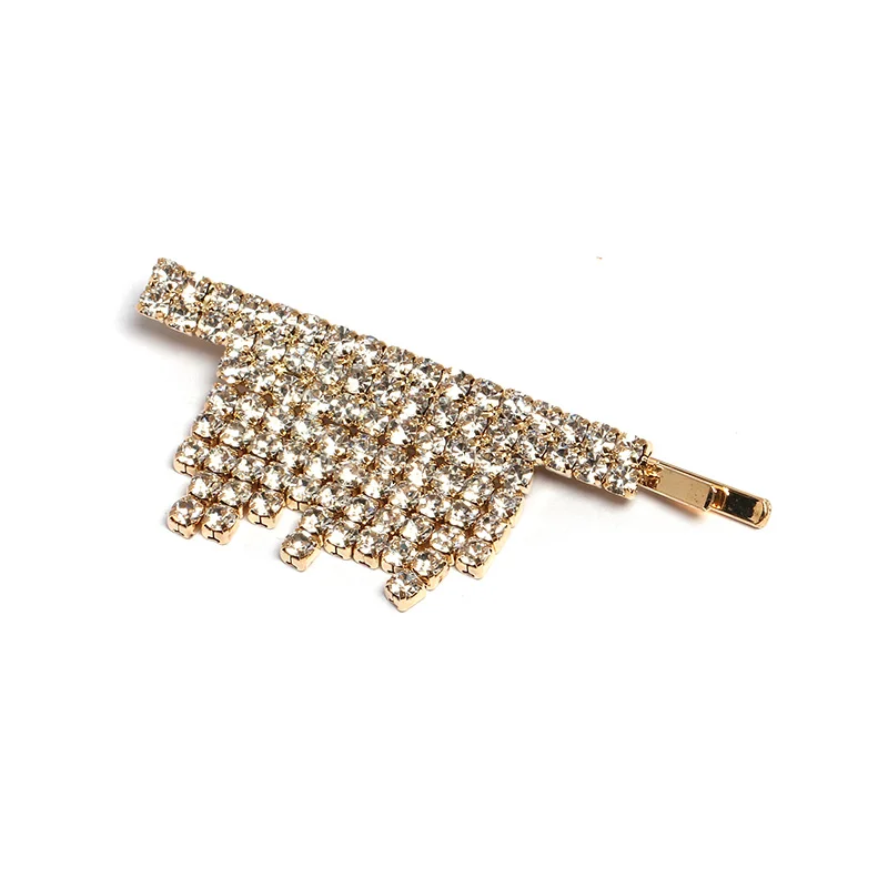 60163-GD JUJIA модные летние заколки для волос из смолы za Bobby, геометрические заколки для волос, аксессуары для волос для женщин и девочек, заколки для волос - Окраска металла: 60163-GD