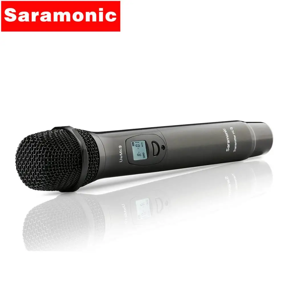 Saramonic UWMIC9 UHF видео вещания интервью петличный беспроводной микрофон системы для Canon Nikon DSLR камеры sony видеокамеры - Цвет: HU9