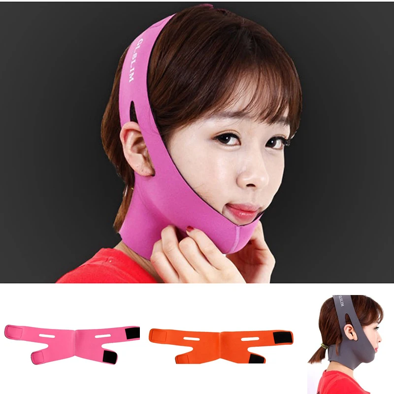 Korea Facial 3D V face Chin Shaping Mask Slimming Face-Lift Bandage Face Lift Up Belt Sleeping Mask Massage Skin Care Tools