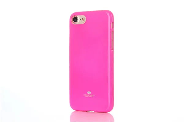 Меркурий Goospery флуоресцентный желеобразный ТПУ мягкий чехол для iPhone 11 Pro Max 6 6S 7 8 Plus Xs Ma XR желеобразный TPU - Цвет: Hot Pink