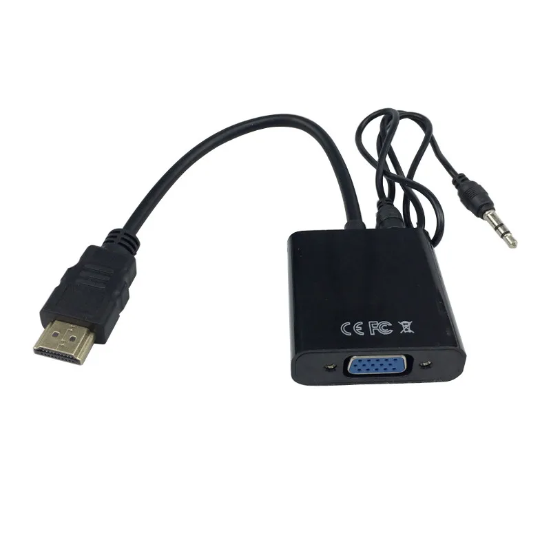 Raspberry Pi 3 HDMI в VGA адаптер конвертер с аудио кабелем поддержка 1080P для ноутбук