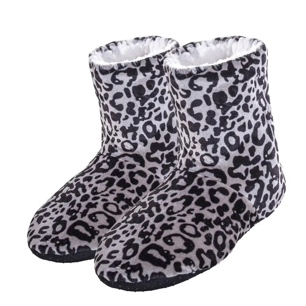 Женские леопардовые домашние носки FRALOSHA Нескользящие мягкие для пола женские