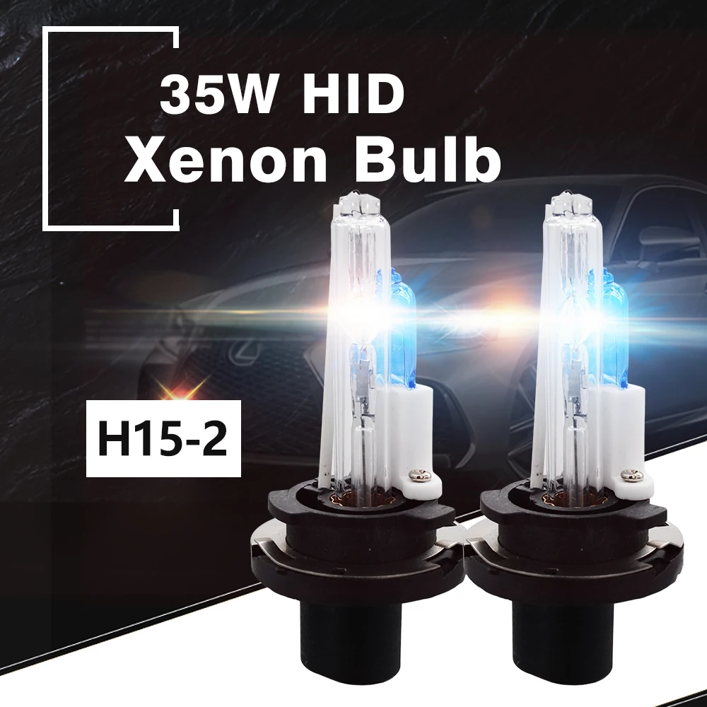 Новинка 2021 года SKYJOYCE 1 пара H15 HID светильник почка для замены лампочка переменного