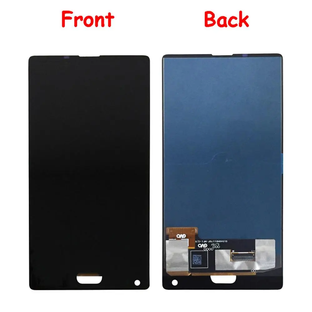 Для 5,5 дюймовый Doogee mix lcd дисплей+ кодирующий преобразователь сенсорного экрана в сборе запасные части+ Бесплатные инструменты - Цвет: Черный