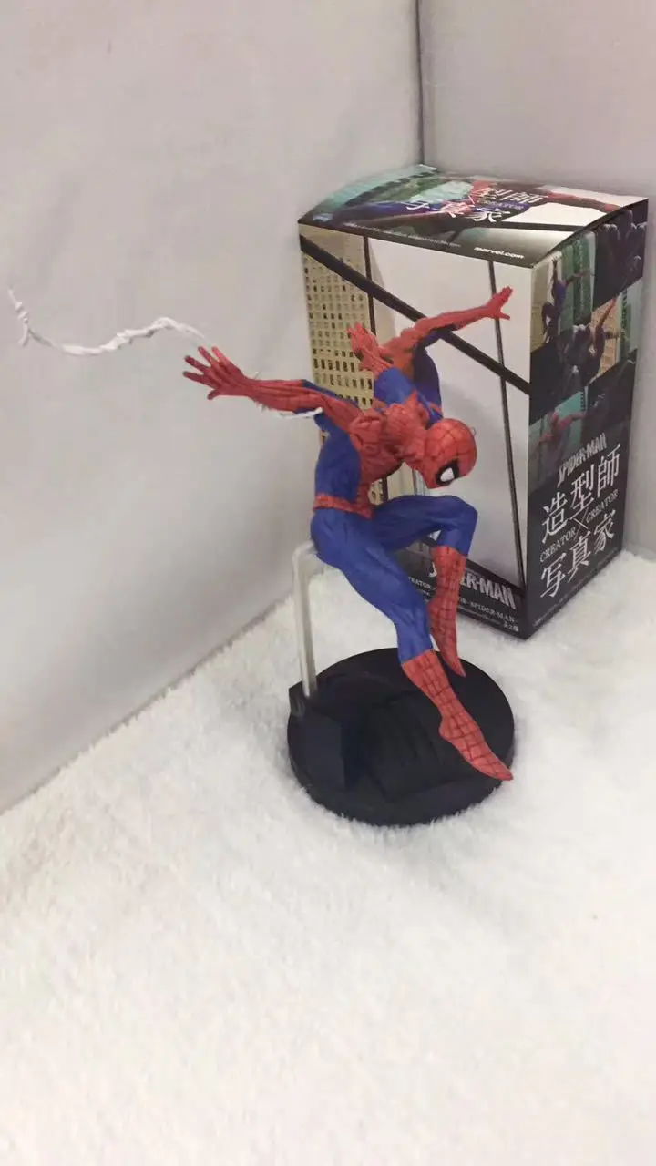 Человек паук серия ПВХ фигурку Коллекционная модель speelgoed 15 см|action figure|pvc action