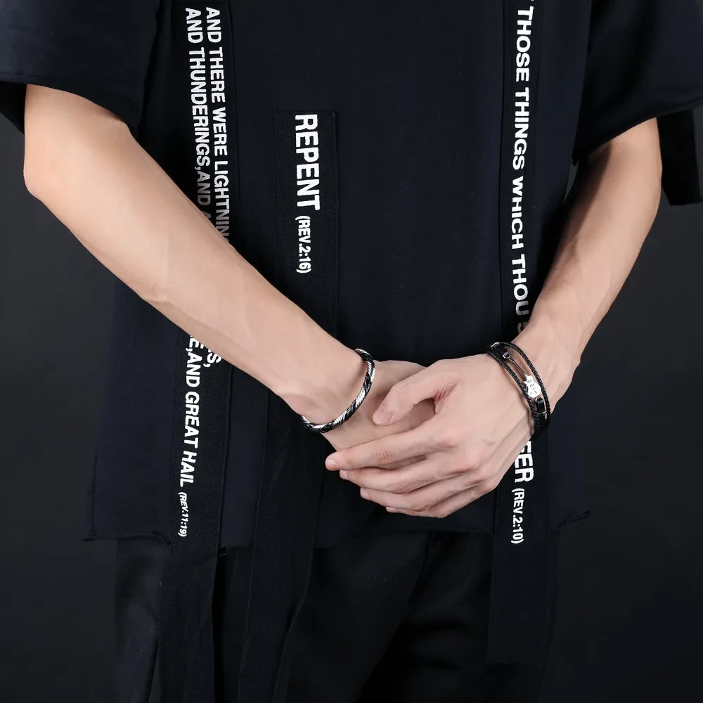 Креативный винтажный многослойный Плетеный браслет с мини-гитарой из