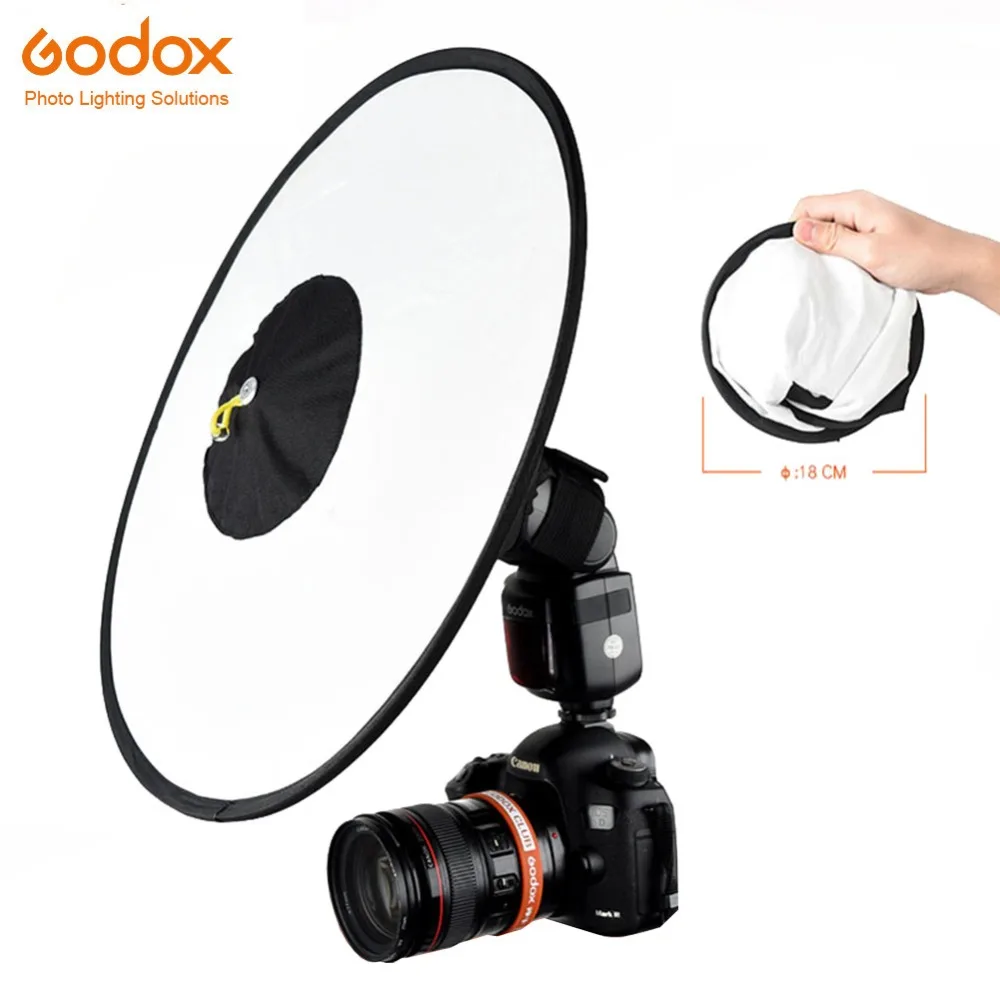 Godox RS18 коническая вспышка софтбокс портативный складной круговой мягкий бокс