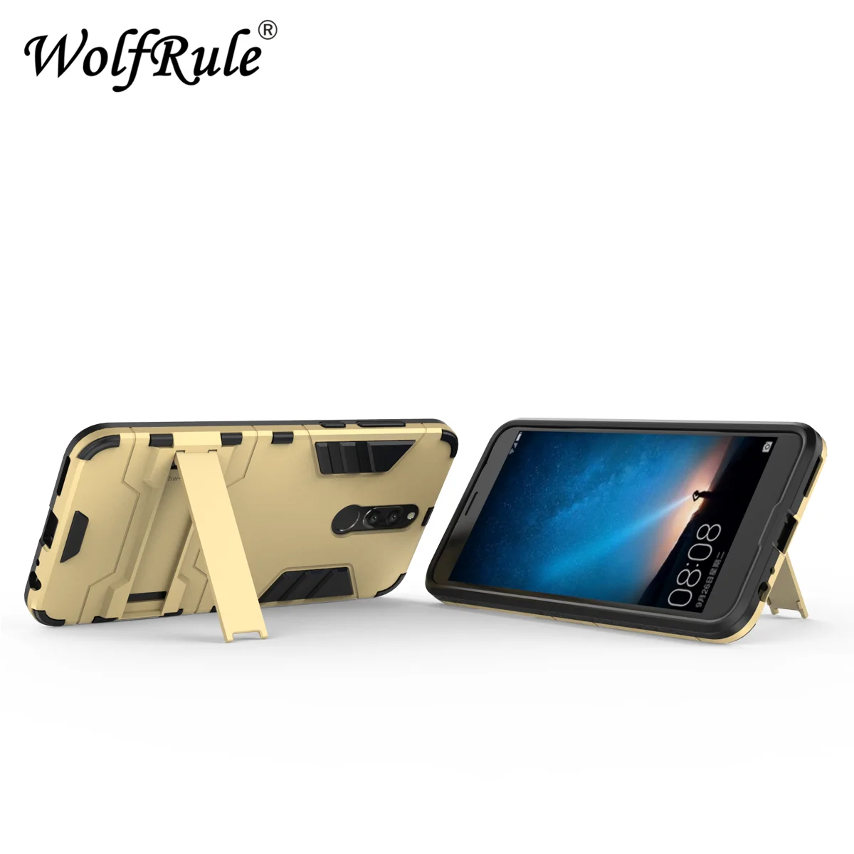 Чехол wolflule для Huawei Nova 2i чехол силиконовый резиновый робот броня / Honor 9i/G10|Бамперы| |