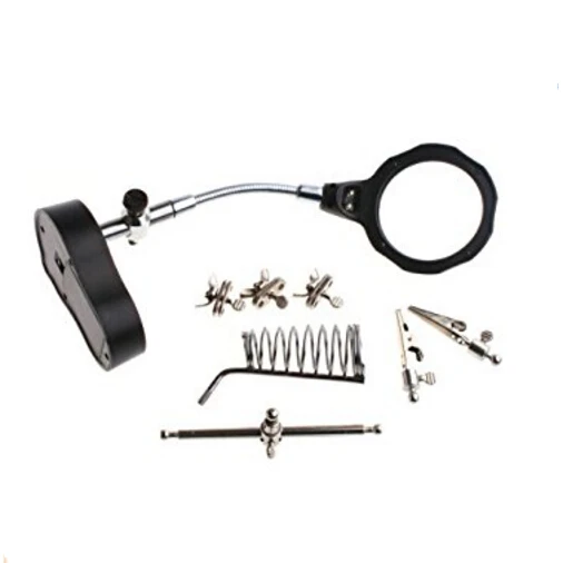 

New 3.5x12x 3rd Helping Hand Magnifying Soldering LED Iron Stand Lens Magnifier