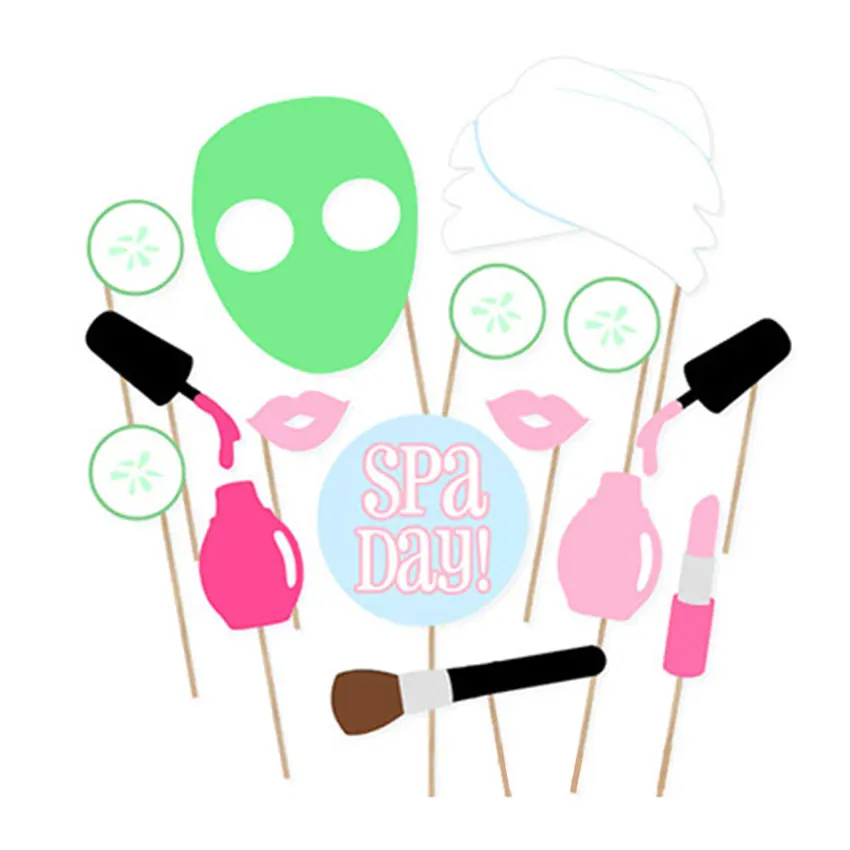 

Реквизит для фотобудки Amelyfavor 15 шт.