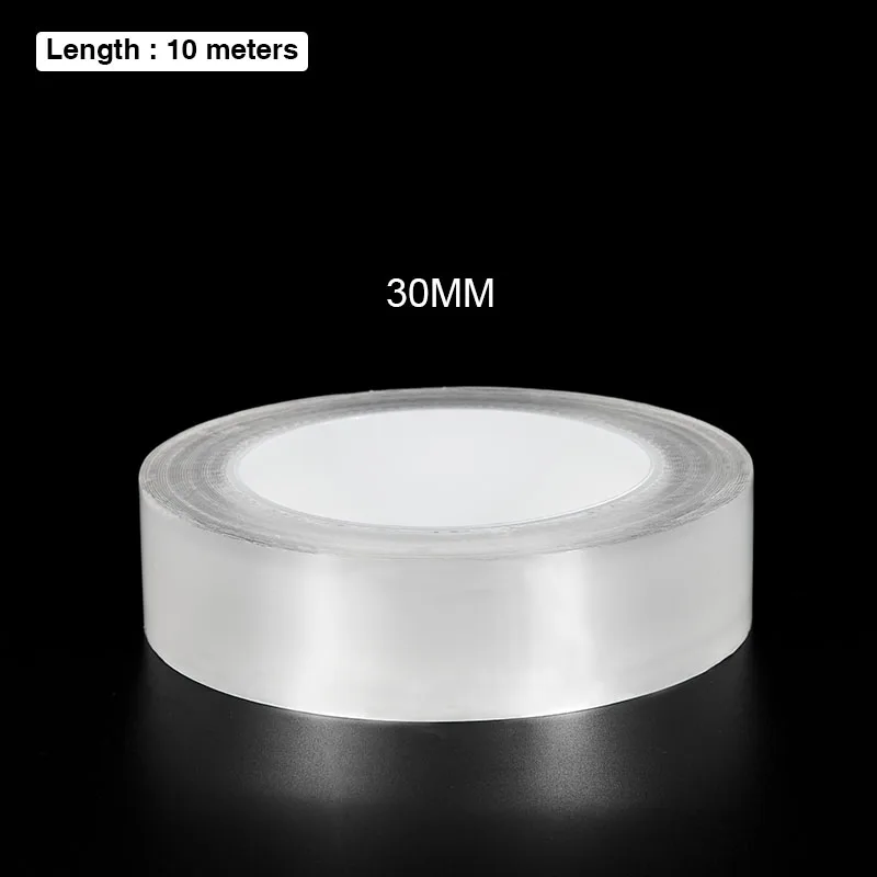 10MX30MM Автомобильная наклейка s Автомобильная дверь наклейка для порога протектор многофункциональная нано лента авто бампер полоса двери автомобиля Защита аксессуары для защиты от царапин - Color: 10MX30MM