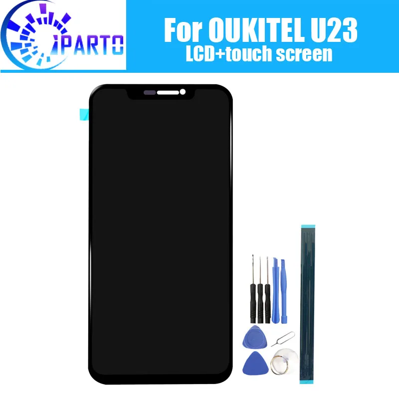 6 18 дюймовый OUKITEL U23 ЖК-дисплей + сенсорный экран 100% оригинальный протестированный