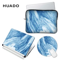 marble vinyl decal laptop skin cover for lenovohpasus custom diy logo laptop accessory case sticker for macbookxiaomi 13 3 15