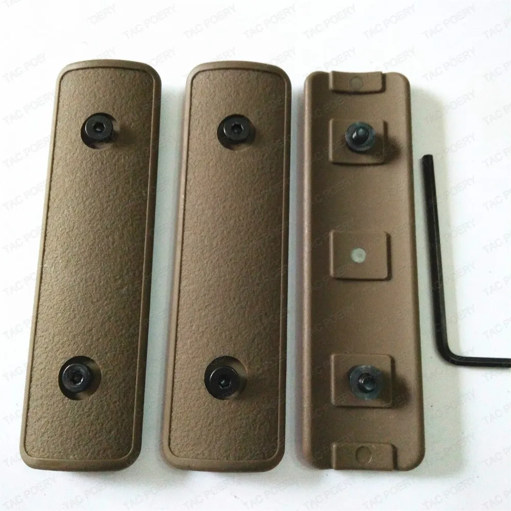 3 шт./упак. высокоударный полимер Keymod Rail Panel Section Handguard Cover for KeyMod Forend Охотничьи