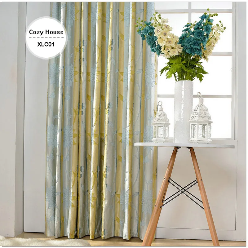 Занавески Из ткани лотоса Затемненные занавески для гостиной китайские