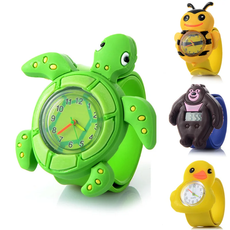 Children Cartoon Quartz Watch 16 Kinds of Animal for Kids Boy Girl Christmas Gift Toys Digital Wrist Watches | Наручные часы