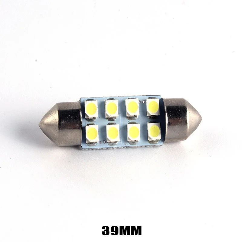 Автомобильный светильник C5W 8 SMD светодиодный 10 шт. 31 мм 36 мм/39 мм/41 белый 3528 1210 8SMD
