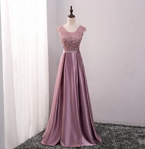 Ladybeauty Новое поступление элегантное вечернее платье вечерние платья Vestido de Festa платье с аппликацией прозрачное с открытой спиной - Цвет: dark pink