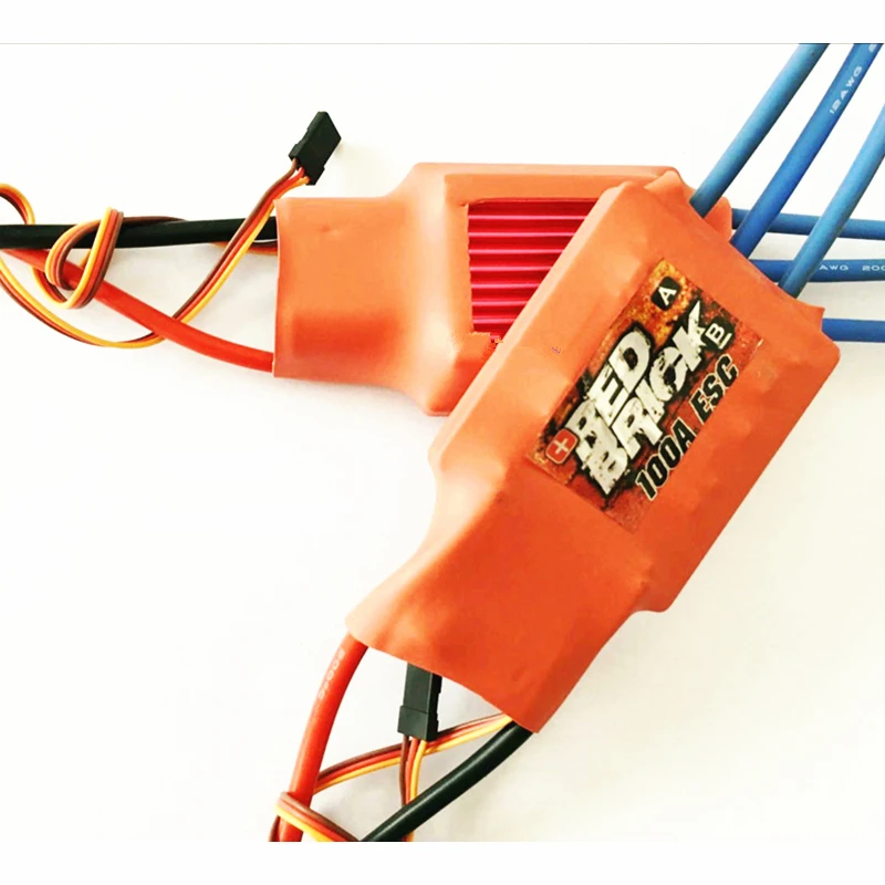 Красный кирпич FPV Мультикоптер HV 100A бесщеточный ESC электронный регулятор