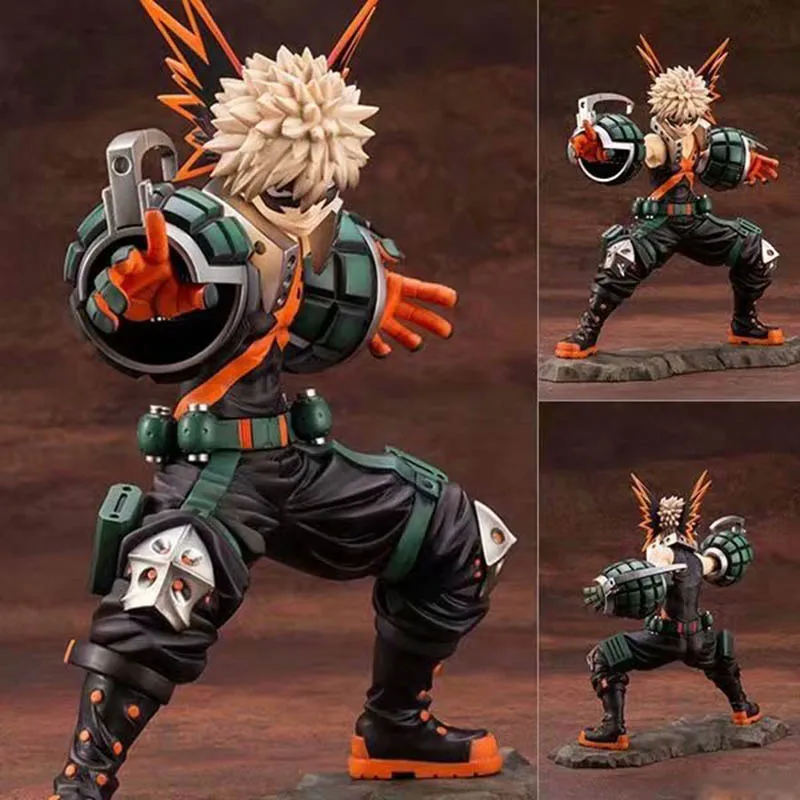 My Hero Academy Bakugou кацуки экшн-фигурка 1/8 масштаб окрашенная фигурка два лица Боевая версия. Bakugou кацуки ПВХ фигурка