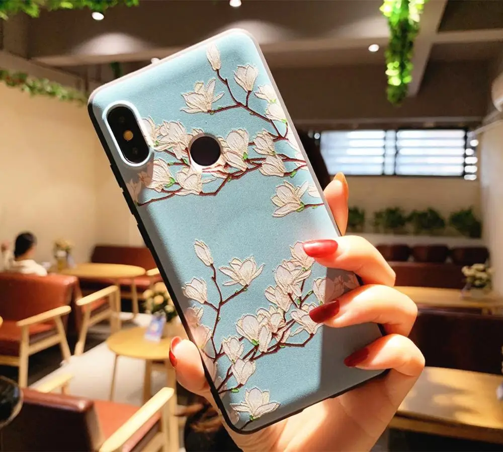 Чехол для Xiaomi Mi 8 lite силиконовый 3D рельефный роскошный мягкий чехол телефона из