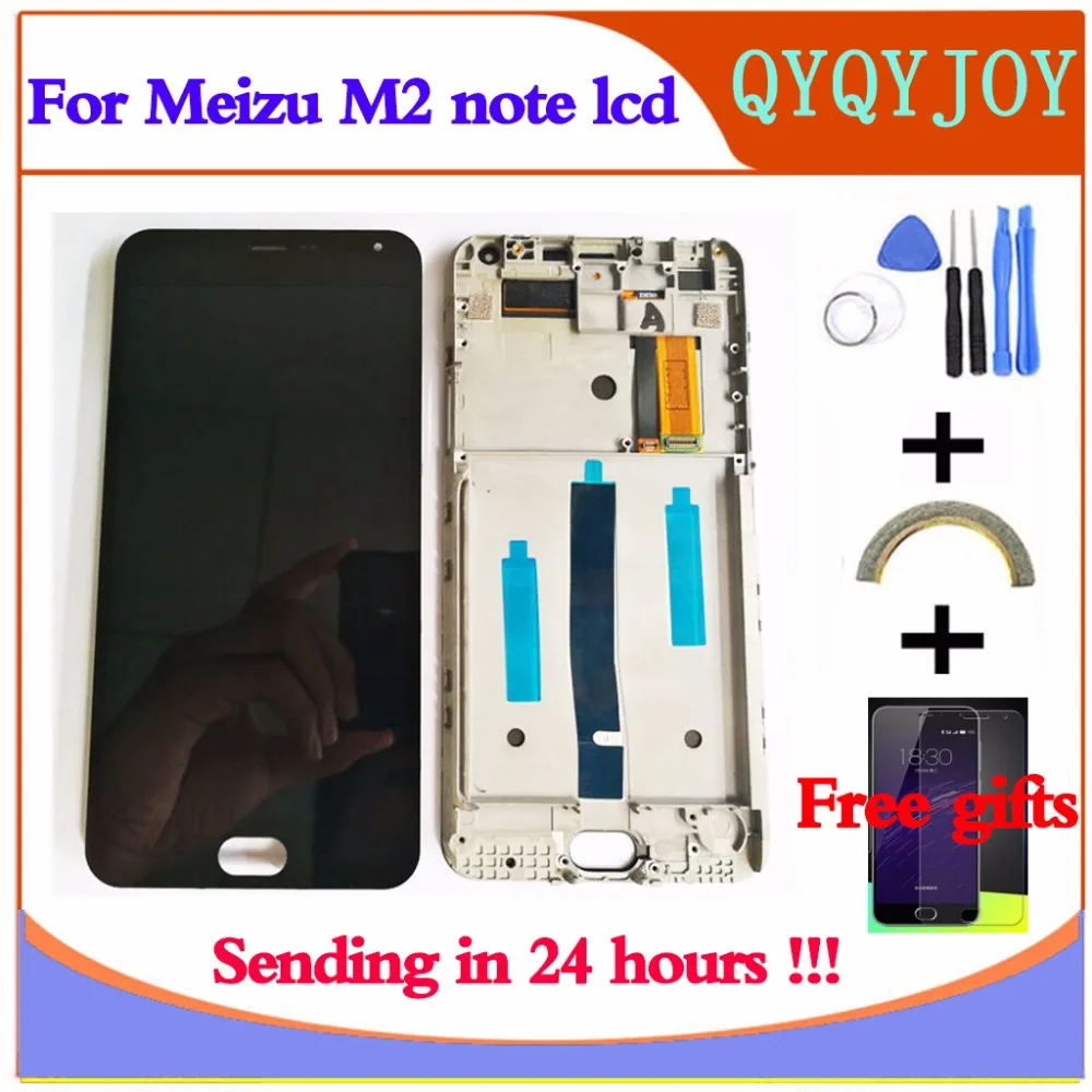 AAA Качество ЖК + рамка для MEIZU M2 Note дисплей экран Замена Digiziter сборка|lcd frame|meizu screenmeizu