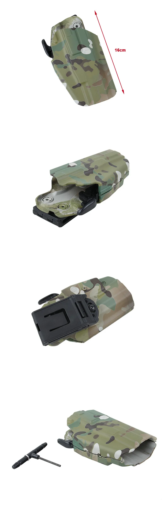 Тактический 579 Стандартный кобура 16 см ремень Системы для G17/22/37, HK45 M& P45 TMC2581