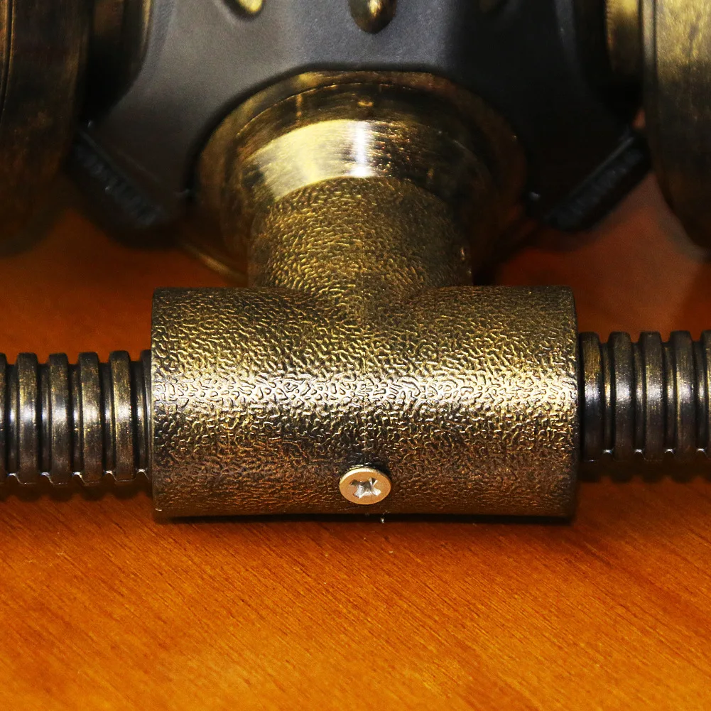 Ретро Бронзовая/черная металлическая резиновая и пластиковая Маскарадная маска