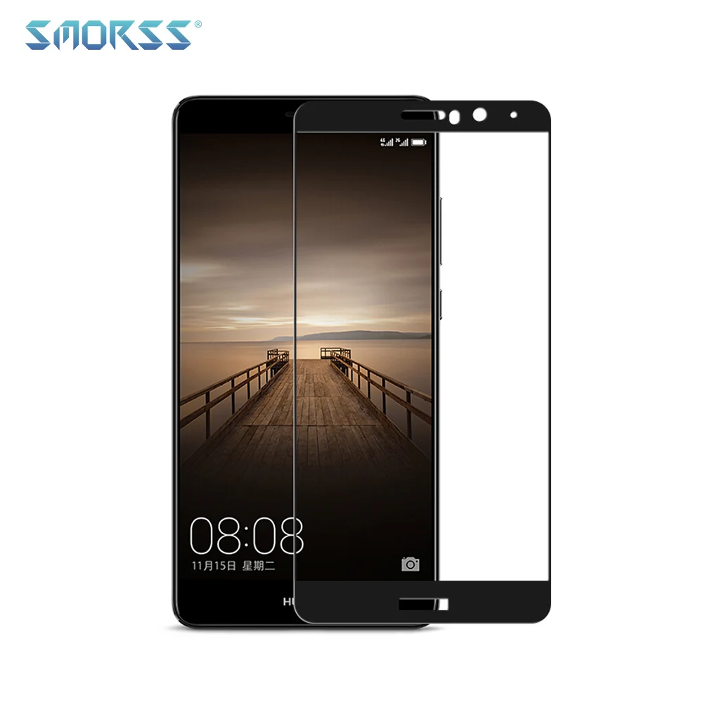 SMORSS 2 шт Защитная пленка для телефона Huawei Mate9 HD закаленное стекло полное покрытие