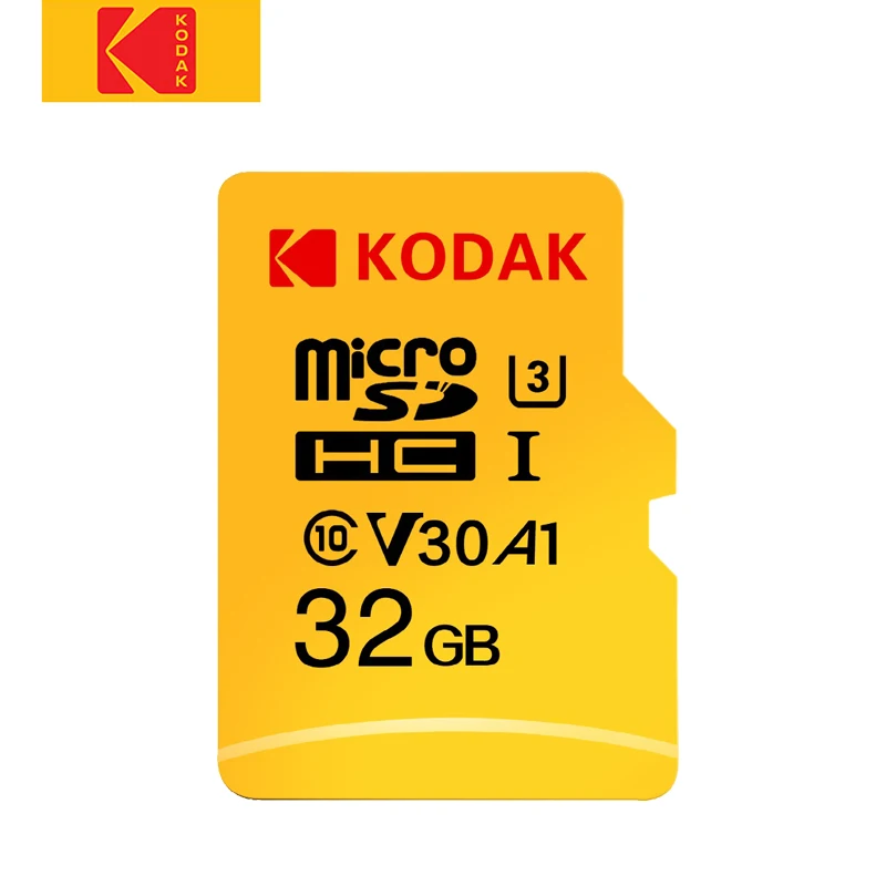 Kodak Micro SD высокая скорость 32 Гб 64 карта класс 10 U3 4K cartao de memoria 128 ГБ Флэш памяти mecard