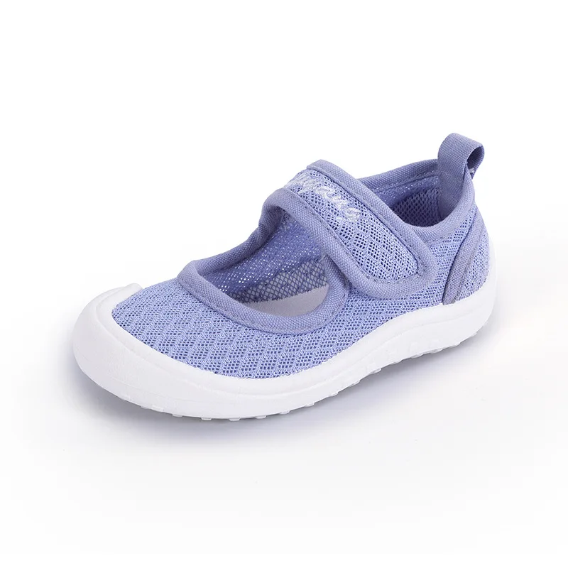 Туфли для девочек и мальчиков дышащая сетчатая ткань плоская подошва в