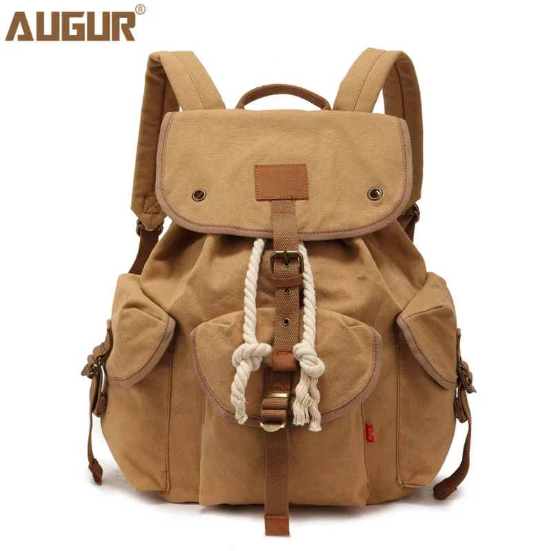 Рюкзак для мужчин и женщин винтажный холщовый рюкзак школьная сумка мужские