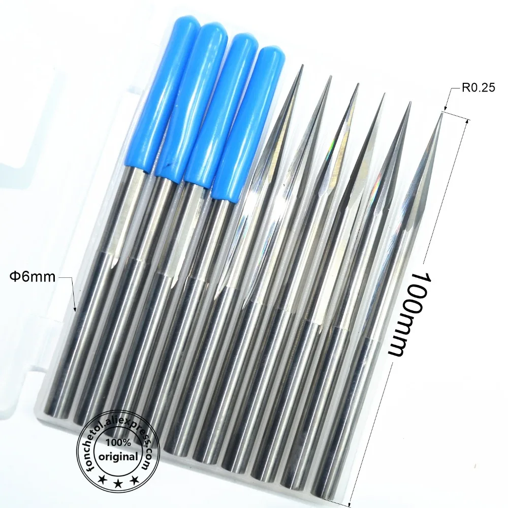 Концевая фреза с коническим шариком твердосплавный инструмент для