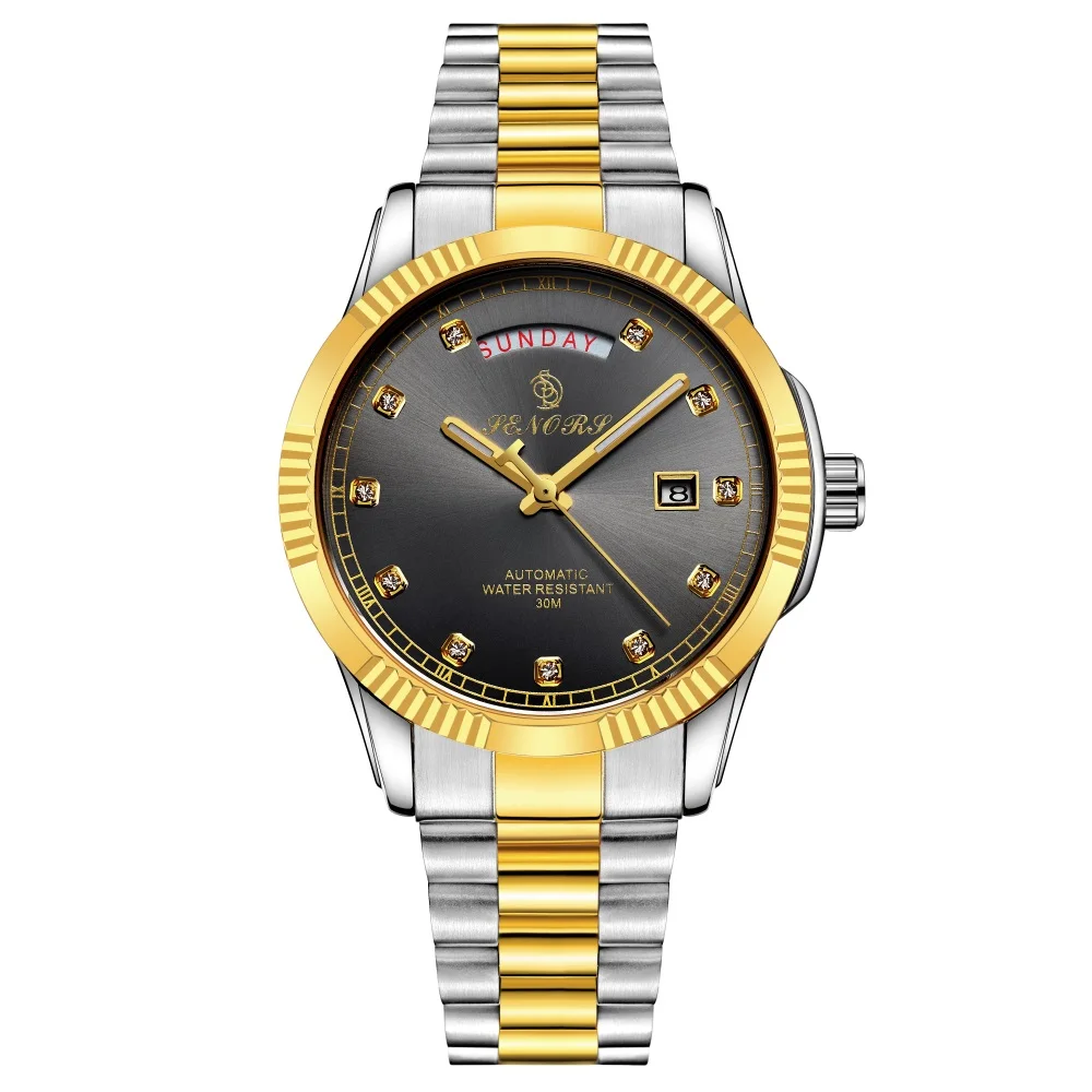 Автоматические часы мужские механические 30 м Водонепроницаемые наручные