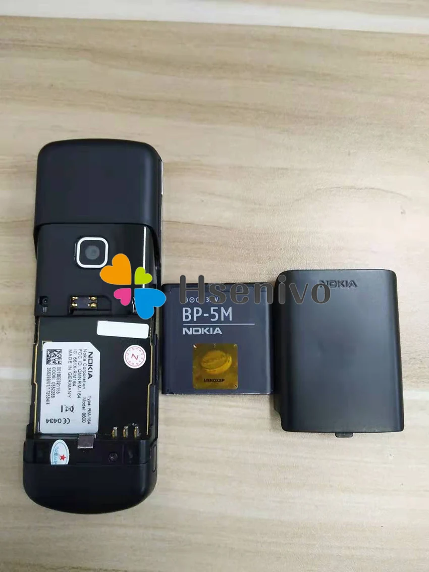 Разблокированный Nokia 8600 Luna английский/русский/Арабский Клавиатура GSM 2G FM Bluetooth Восстановленный мобильный телефон