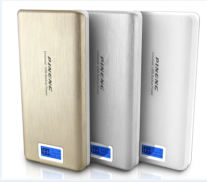 Оригинал Pineng 20000 мАч Емкость Power Bank PN 999 Портативный Резервный Внешнее Зарядное
