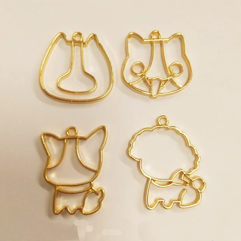 5 шт./Лот подвеска в металлической оправе для всех видов домашних питомцев