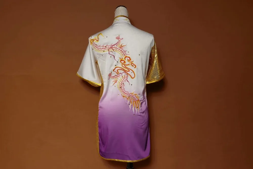 Wushu taichi одежда тайцзи changquan Униформа боевых искусств соревнование вышитая kungfu