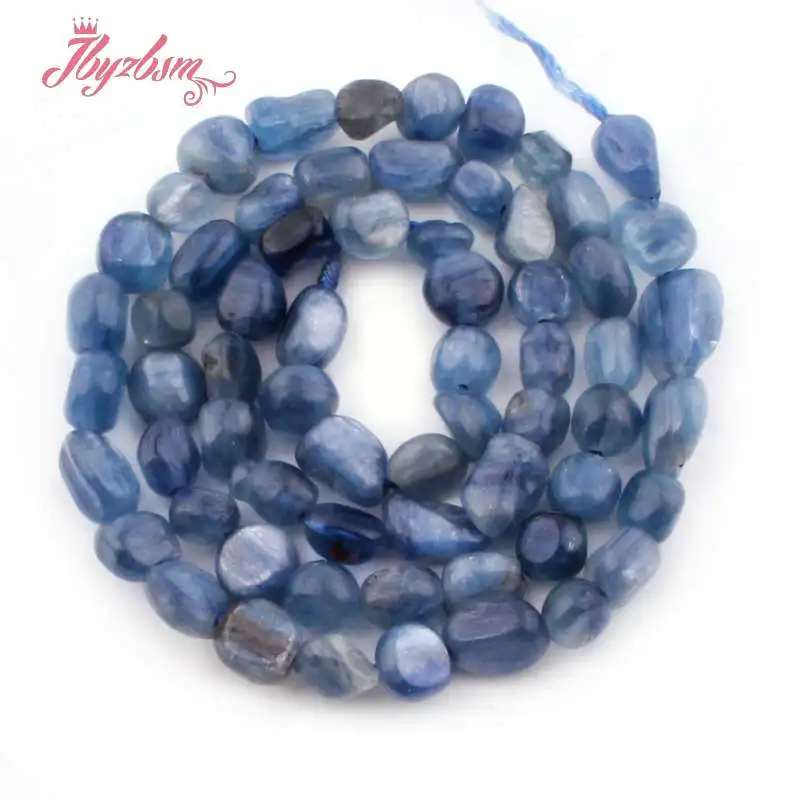 Kyanite 4x6x5-8mm нерегулярный, свободной формы натуральный камень разделитель для DIY ожерелье ювелирные изделия для создания браслетов 1" - Цвет: Kyanite