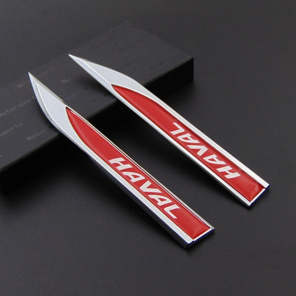 

Car Accessories for Haval H6 Sport H3 H2 H5 H7 H8 H9 Coupe Silah M2 M4 T FEK Korna Tabanca Plating Metal Fender Emblem Stickers