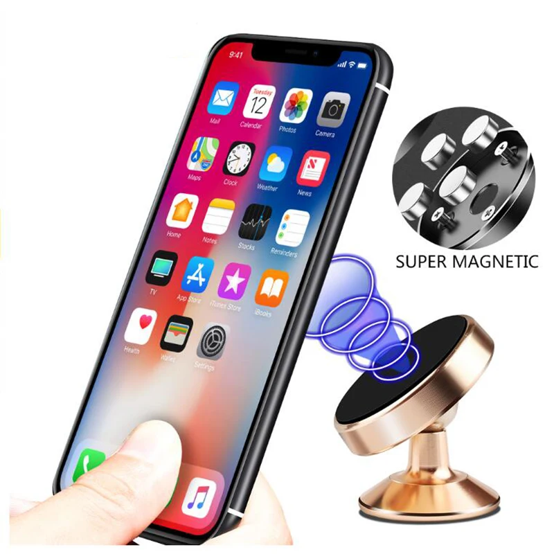 Магнитный автомобильный держатель для телефона iPhone 7 8 X XR универсальный