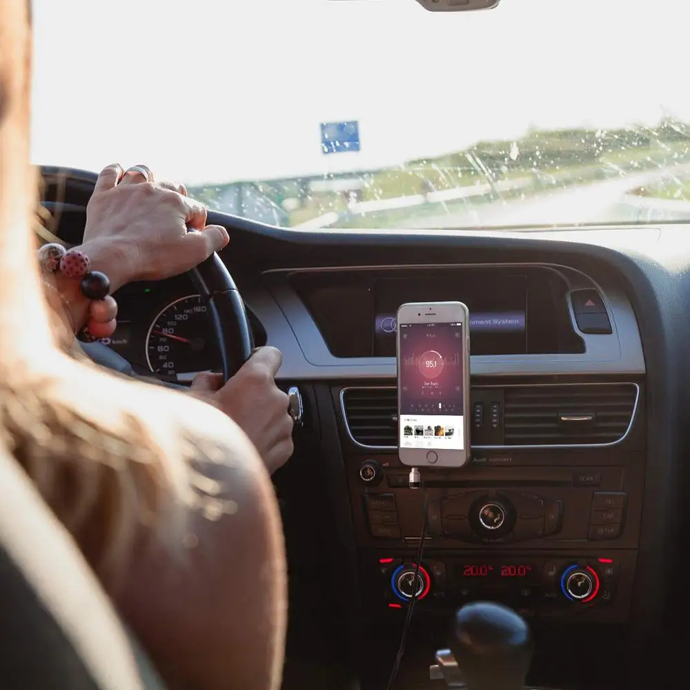 Автомобильный адаптер Hands Free аудиокабель 3 5 мм с вспомогательным микрофоном