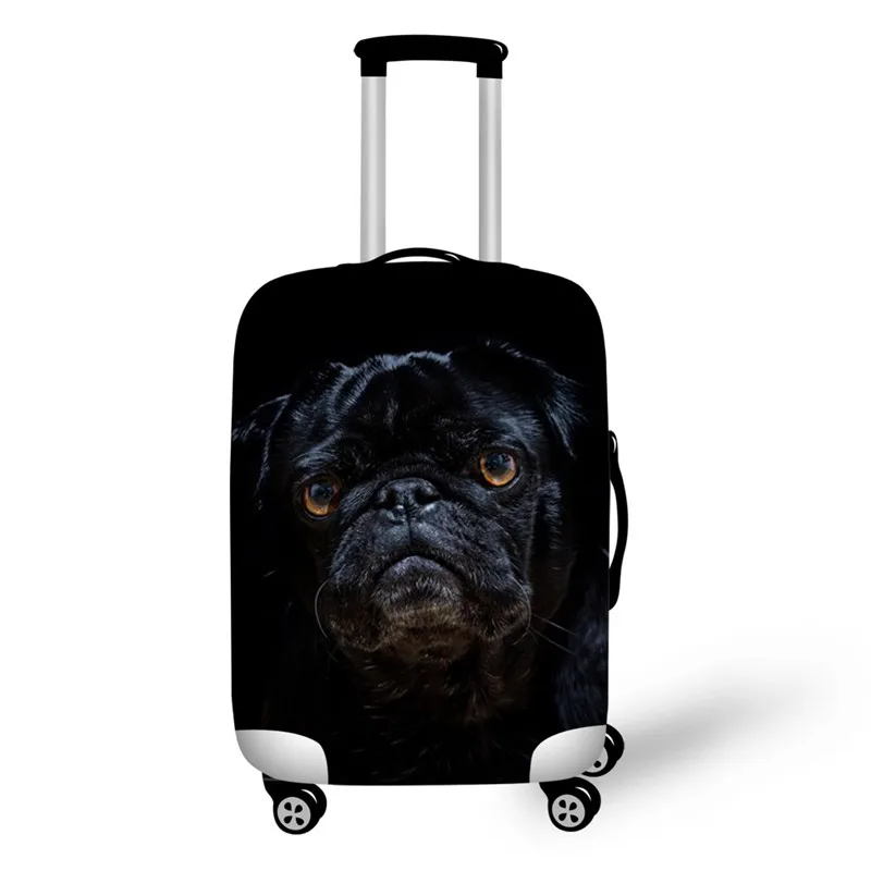 Z3166 Nopersonality Puppy принт с Мопсом багаж защитный чехол эластичный 18-30 дюймов чемодан Крышка Водонепроницаемый для дорожных принадлежностей - Цвет: Z3166