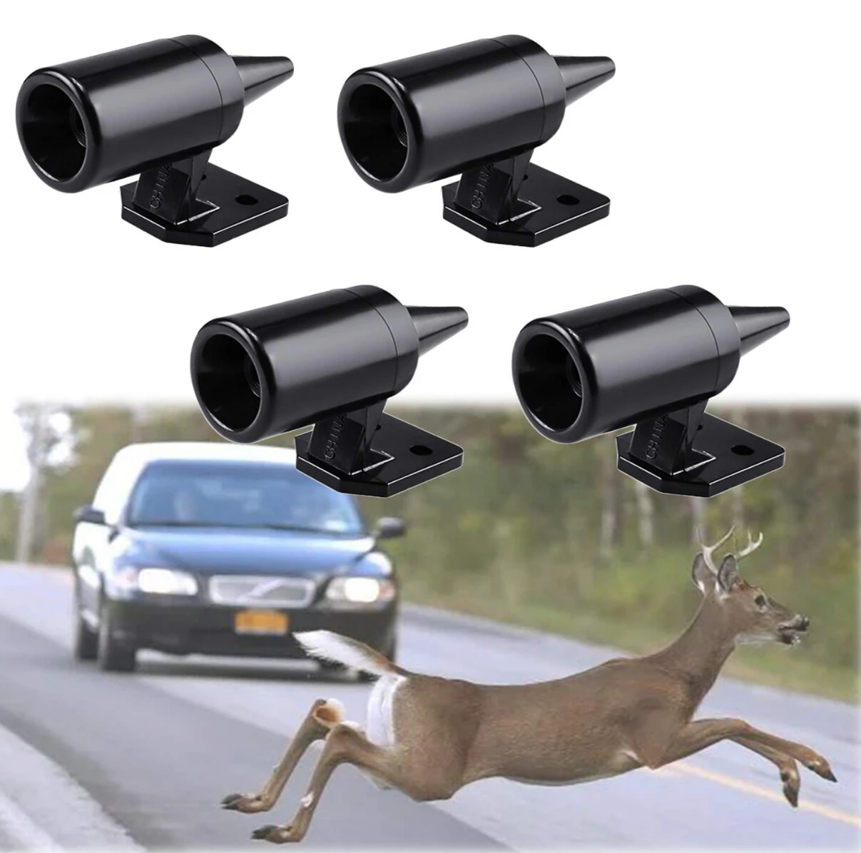 1pc Animal Deer Warning Alarm Bicycle Car for subaru legacy grand vitara hyundai tucson 2018 hatchback chery aveo 2009 | Автомобили и