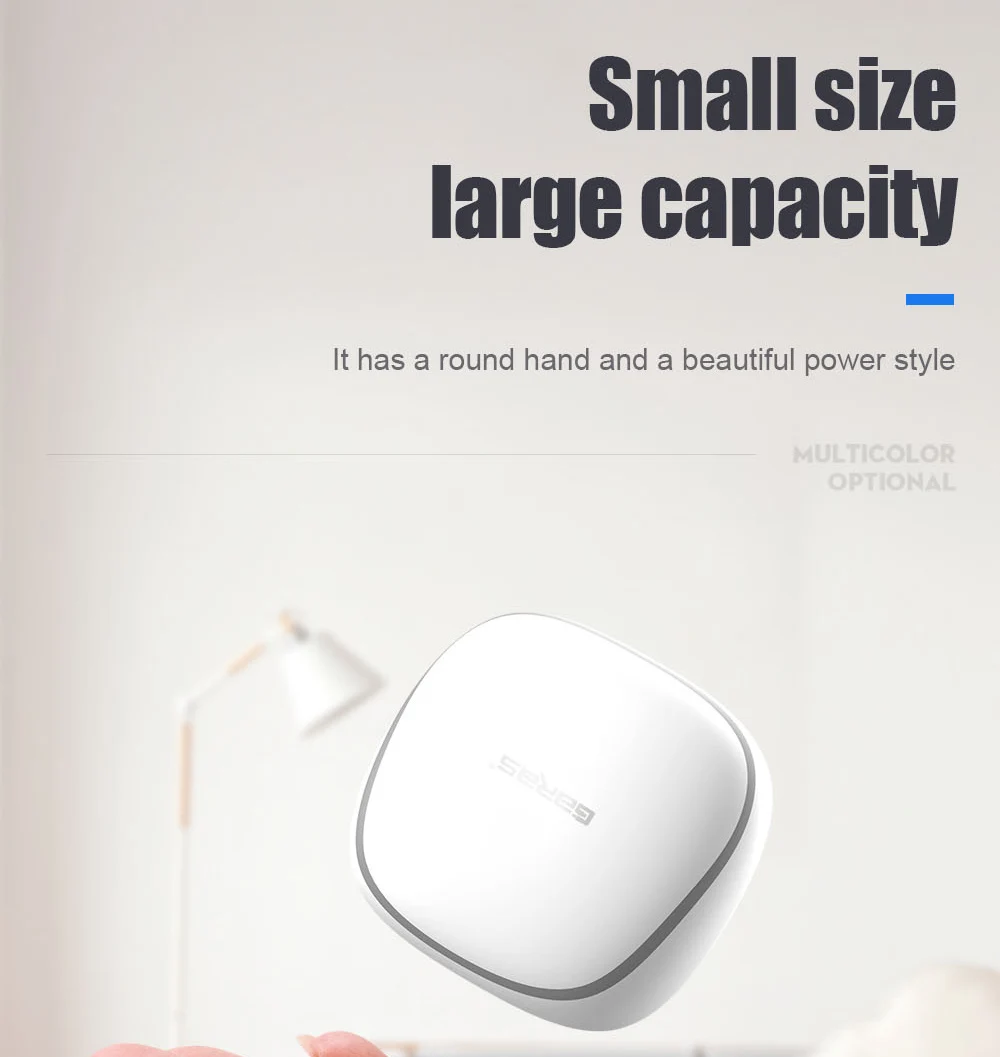 GARAS power Bank PD/QC3.0 для iPhone/Micro USB/USB C mini power bank быстрое зарядное устройство для xiaomi/huawei type C до type C пружинный кабель