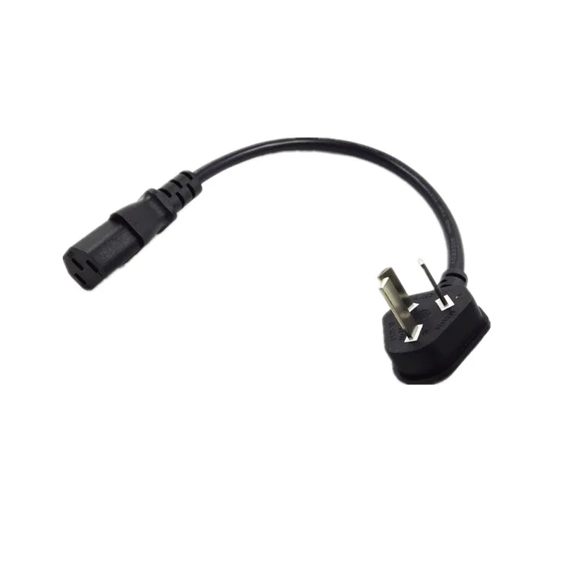 Кабель питания переменного тока IEC 320 C13 короткий портативный шнур 3 полюсный