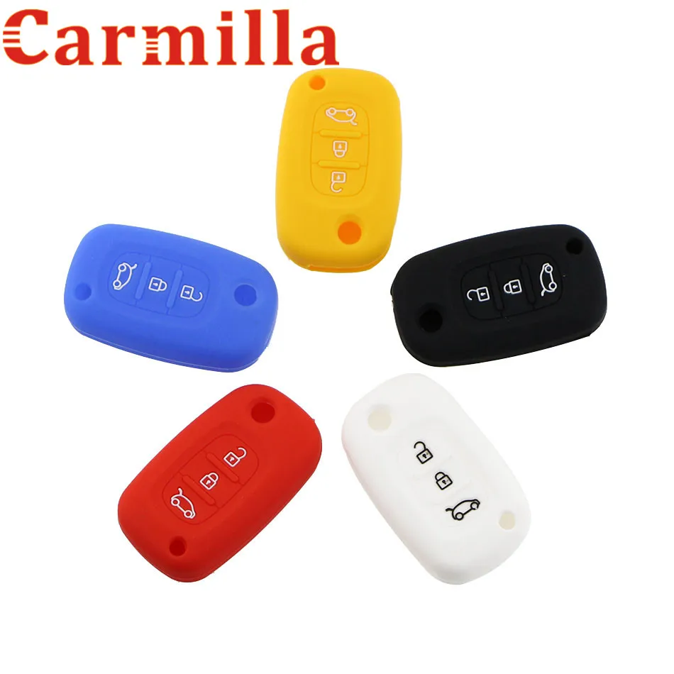 Силиконовый чехол для ключей Carmilla защитный Lada Priora Sedan Sport Kalina Granta Vesta X ray Sheel|key case for