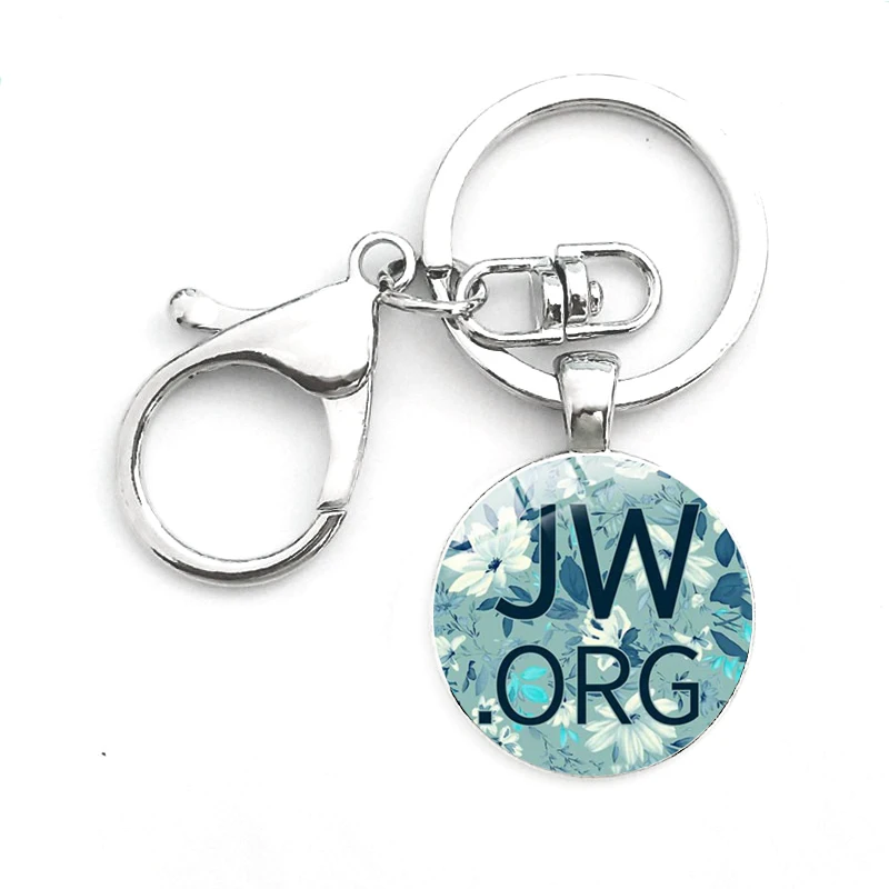 Цепочка для ключей Suteyi JW.ORG цепочка брелок со стеклянным кабошон с фото держатель