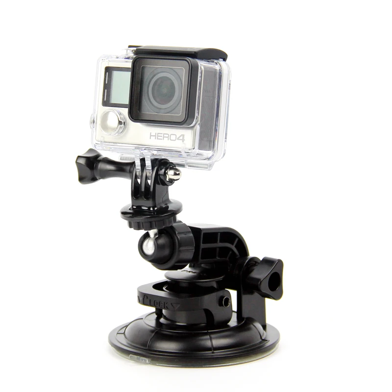 SnowHu 9CM Car Suction Cup Tripod Adapter Holder Sucker For GoPro Go pro Hero 7/6/5/4/3 for Xiaomi Yi 4K+ sjcam sj4000 eken GP70 |