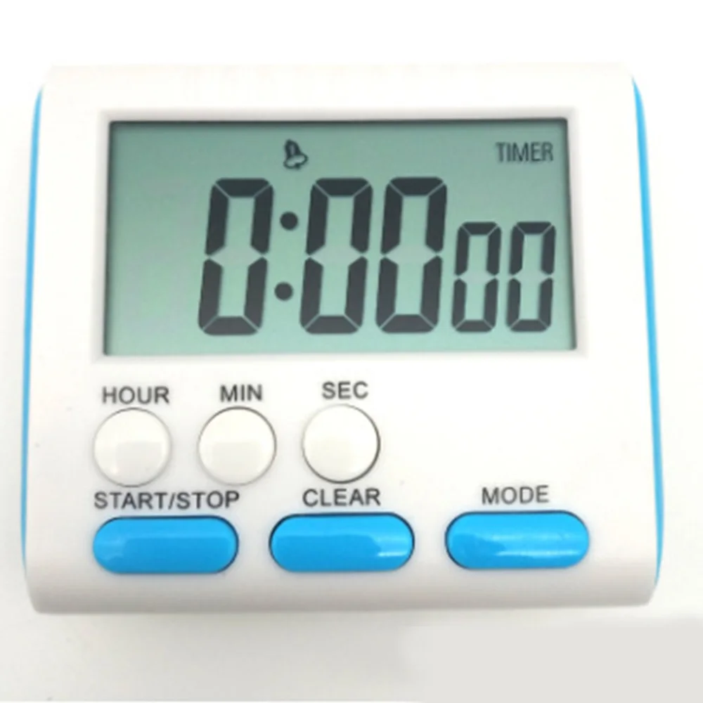 Magnetic Large LCD Count Up Kitchen Timer Alarm Down Digital Clock 24 Hours | Дом и сад